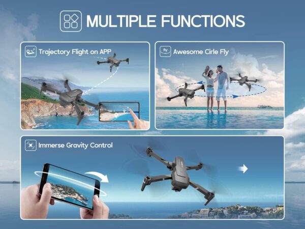 NEHEME NH760: 1080P HD Camera Drone for Adults & Beginners - Foldable, WiFi FPV, Altitude Hold - Image 5