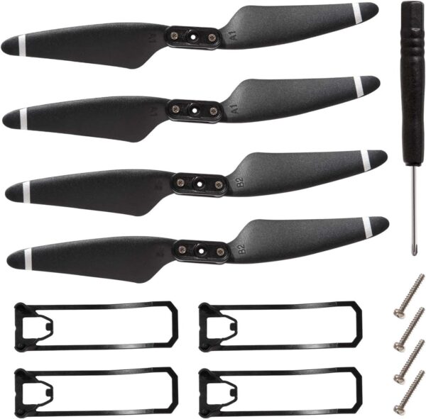 NEHEME NH525/NH525 Plus Drone Accessory Kit: Propeller Guards, Spare Blades, Screws, Screwdriver