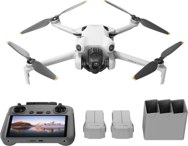 DJI Mini 4 Pro Drone Fly More Combo: Bundle with 4 Care Refresh 2-Year Plans, 20 Landing Pad Strobe Lights - Image 5