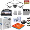 DJI Mini 4 Pro Drone Fly More Combo: Bundle with 4 Care Refresh 2-Year Plans, 20 Landing Pad Strobe Lights