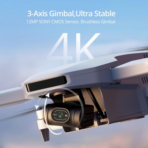 Potensic ATOM 4K GPS Drone: 3-Axis Gimbal, 96 Min Flight, 6KM Range, Lightweight - Image 2