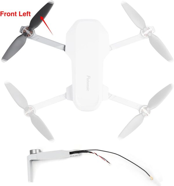 Potensic Original Arm Spare Parts for Atom 3-Axis 4K Drone (Front Left Arm) - Image 2