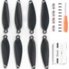 Ruko 4 Pcs F11MINI Drone Propellers Accessories Compatible Replacement Low-Noise and Quick-Release Blades