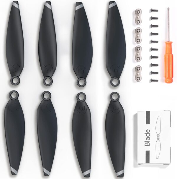 Ruko 4 Pcs F11MINI Drone Propellers Accessories Compatible Replacement Low-Noise and Quick-Release Blades
