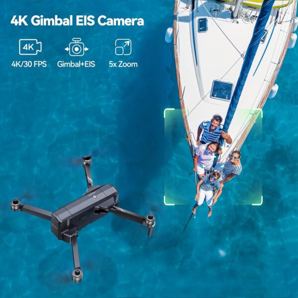Ruko F11GIM2 Drone: 4K Gimbal+EIS Camera, 96 Min Flight, 9800ft Range, GPS, Foldable - Image 3