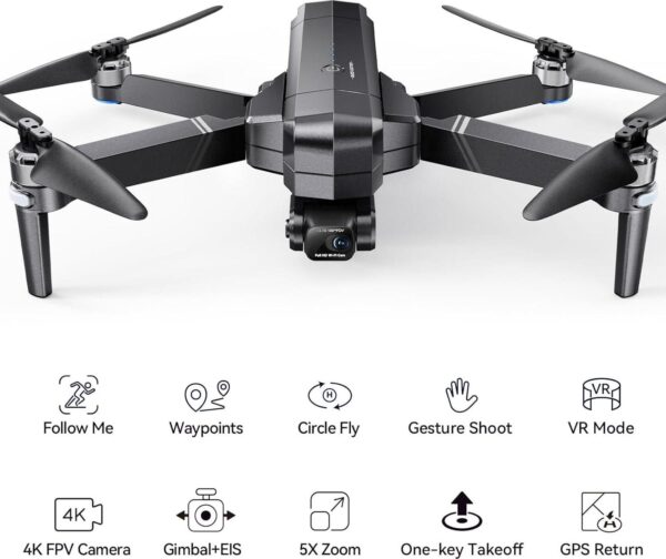 Ruko F11GIM2 Drone: 4K Gimbal+EIS Camera, 96 Min Flight, 9800ft Range, GPS, Foldable - Image 8