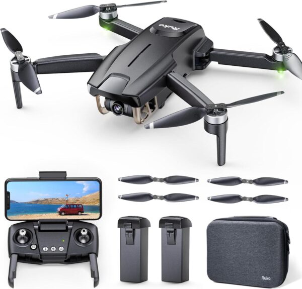 Ruko F11MINI: 4K Camera Drone, Under 250g, 60 Min Flight, GPS Auto Return, Foldable