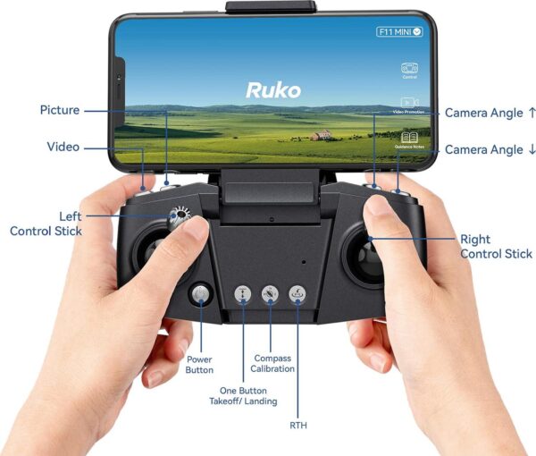 Ruko F11MINI: 4K Camera Drone, Under 250g, 60 Min Flight, GPS Auto Return, Foldable - Image 9