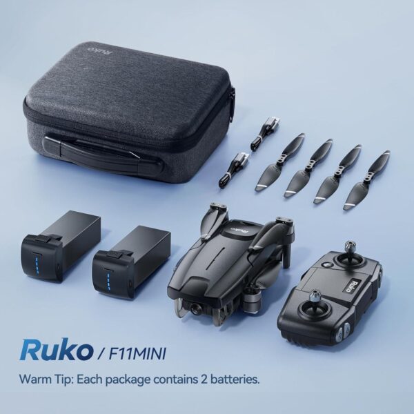 Ruko F11MINI: 4K Camera Drone, Under 250g, 60 Min Flight, GPS Auto Return, Foldable - Image 8