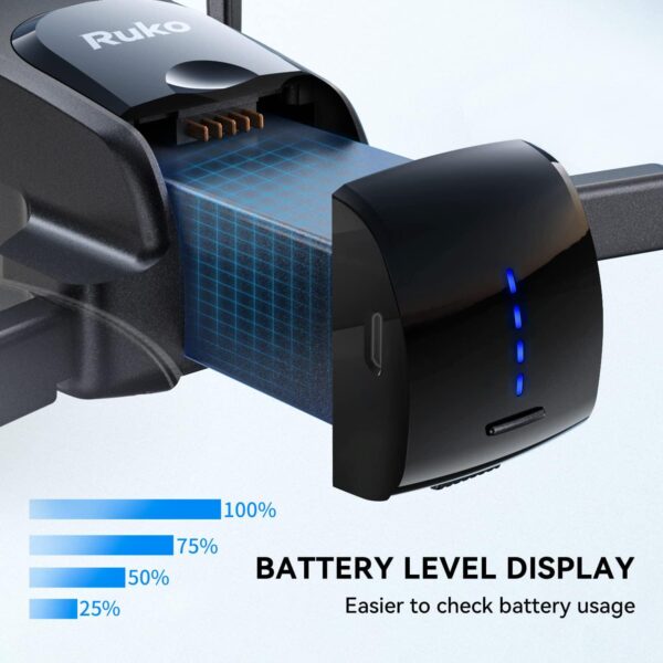 Ruko F11MINI Replacement Intelligent Flight Battery- 7.6V 2100mAh Lithium Ion with Charging Cable - Image 4