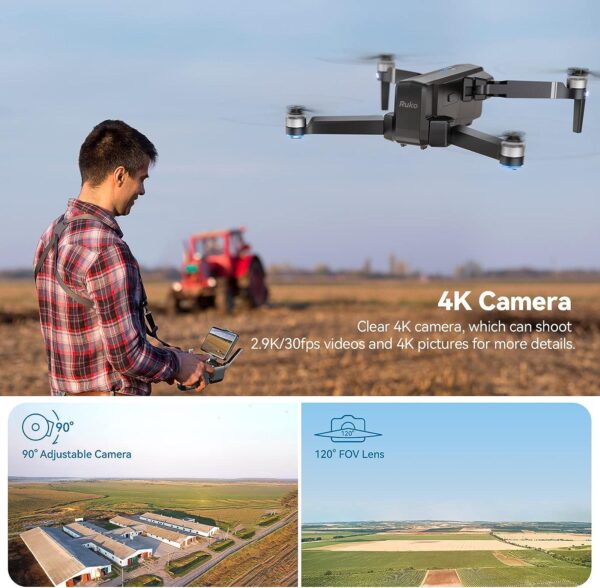Ruko F11PRO Drone: 4K Camera, 60 Min Flight, GPS Auto Return, Brushless Motor, FAA Remote ID - Image 4