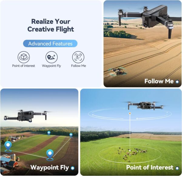 Ruko F11PRO Drone: 4K Camera, 60 Min Flight, GPS Auto Return, Brushless Motor, FAA Remote ID - Image 6