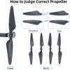 Ruko F11/F11PRO/F11GIM/F11GIM2 Drone Replacement Foldable Propeller Blades (4PCS) - Essential Accessories and Spare Parts - Image 3