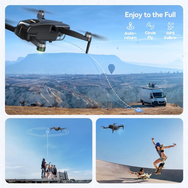 Ruko GPS Drone: 4K Camera, 90 Min Flight, 245g Foldable, Auto-Return, 5GHz WiFi - Image 5