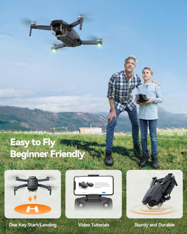 Ruko GPS Drone: 4K Camera, 90 Min Flight, 245g Foldable, Auto-Return, 5GHz WiFi - Image 7