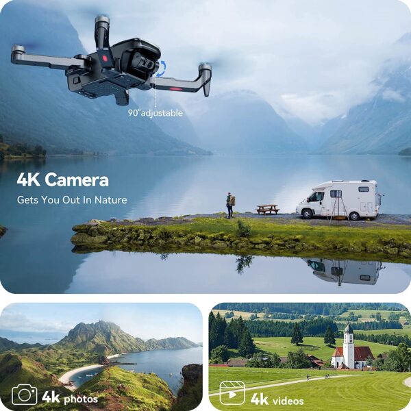 Ruko U11PRO: First Drone for Adults, 4K UHD, FAA Remote ID, 52 Min Flight, GPS Auto Return - Image 2