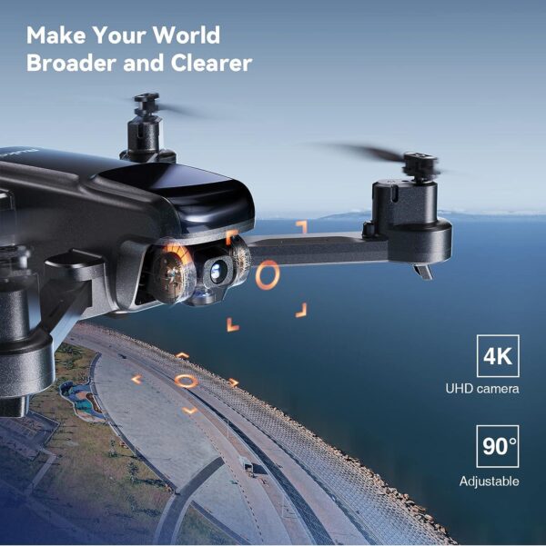 Ruko U11S Drone: 4K Camera for Adults, Remote ID, GPS Auto Return, 40Min Flight, Foldable - Image 3