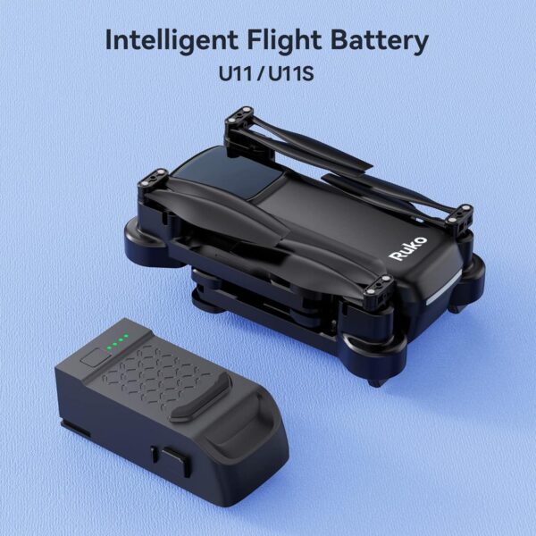 Ruko U11/U11S Drone Intelligent Flight Battery Replacement: 7.4V 1200mAh/8.88Wh Li-po - Image 6