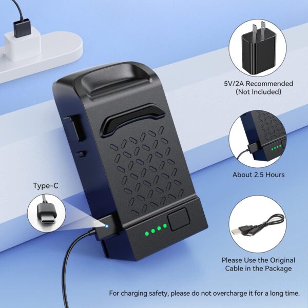 Ruko U11/U11S Drone Intelligent Flight Battery Replacement: 7.4V 1200mAh/8.88Wh Li-po - Image 4