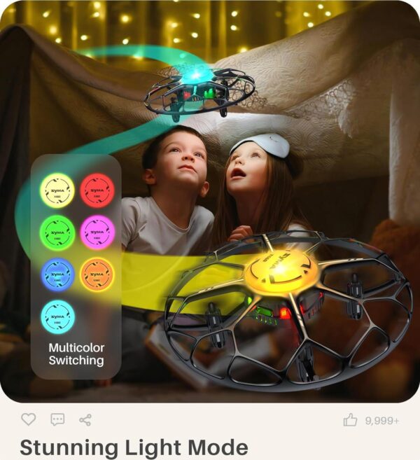 SYMA X660 Mini Drone for Kids: LED, 3D Flip, Rotary Ascent, Headless Mode, Speed Switch - Image 2