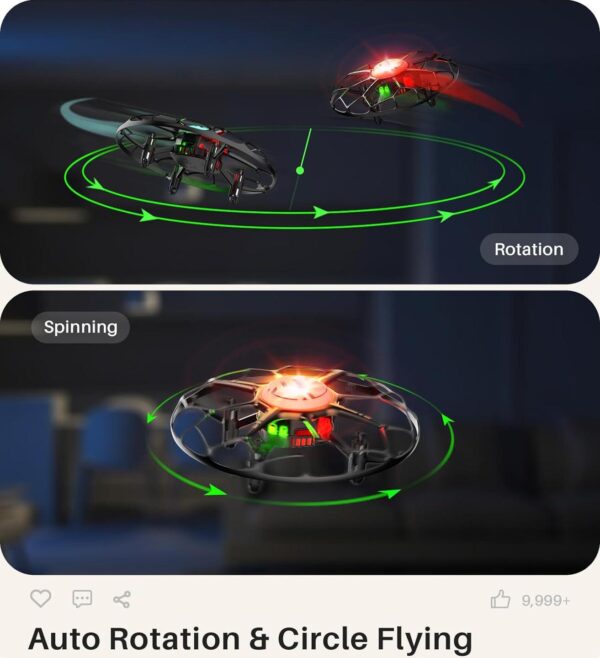 SYMA X660 Mini Drone for Kids: LED, 3D Flip, Rotary Ascent, Headless Mode, Speed Switch - Image 5