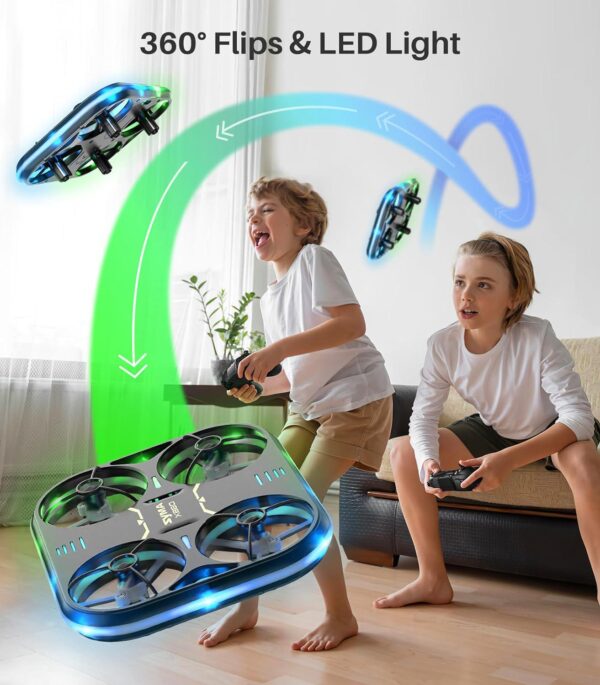 SYMA X880 Mini Helicopter Drone: LED Lights, Full Protection, Circle Fly, Stunt Gifts - Image 2