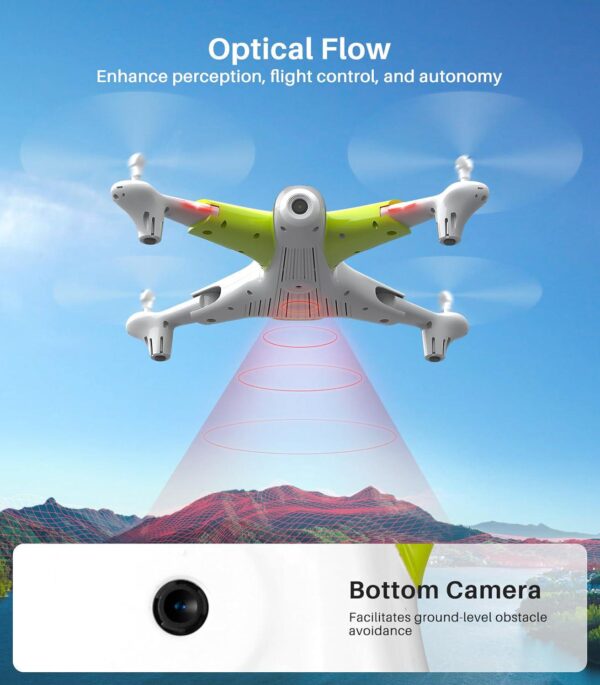 SYMA X300 Drone: 1080P FPV Camera, Optical Flow Positioning, Tap Fly, Altitude Hold, Headless Mode - Image 3