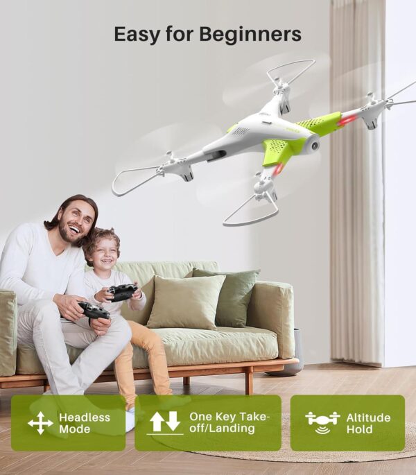 SYMA X300 Drone: 1080P FPV Camera, Optical Flow Positioning, Tap Fly, Altitude Hold, Headless Mode - Image 4