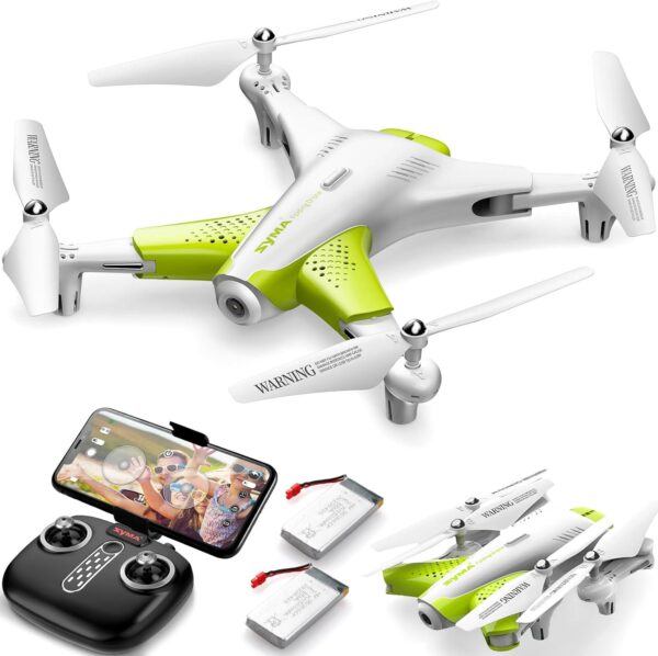 SYMA X300 Drone: 1080P FPV Camera, Optical Flow Positioning, Tap Fly, Altitude Hold, Headless Mode