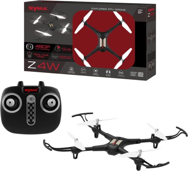 SYMA Explorer FPV Drone Z4W, Compact Foldable Design, One Key Take Off and Landing, Ages 8+ - Image 10