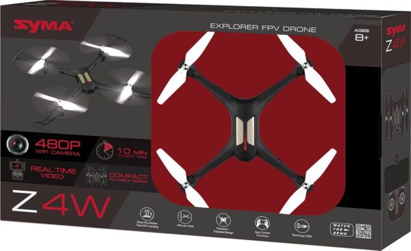 SYMA Explorer FPV Drone Z4W, Compact Foldable Design, One Key Take Off and Landing, Ages 8+ - Image 2