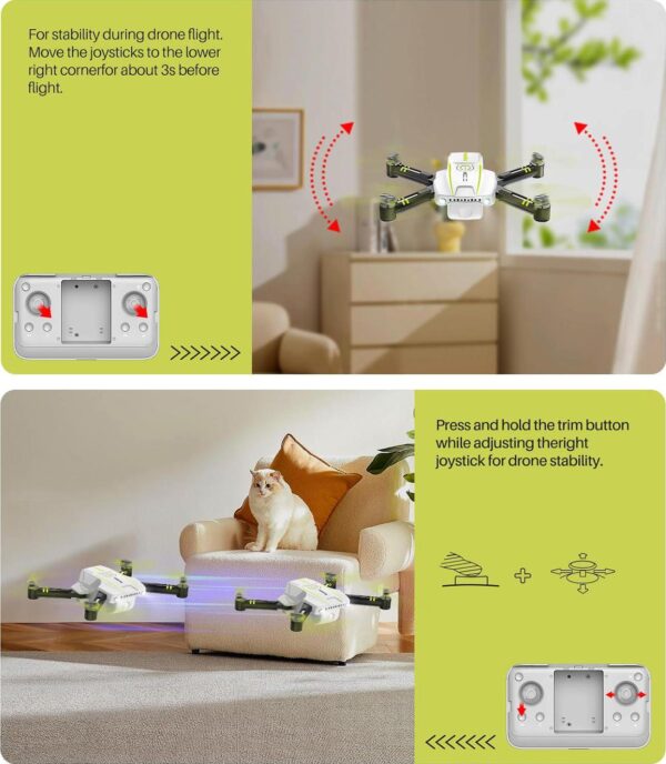 SYMA Foldable Mini Drone: Portable Pocket Quadcopter, Altitude Hold, 3D Flips, Headless Mode - Image 6