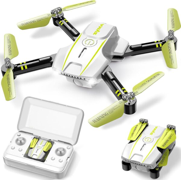 SYMA Foldable Mini Drone: Portable Pocket Quadcopter, Altitude Hold, 3D Flips, Headless Mode