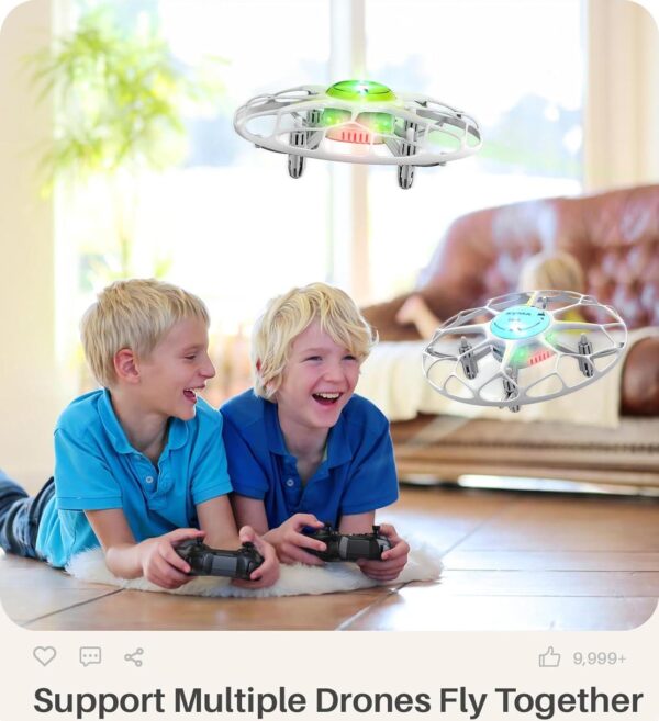 SYMA X660 Mini Drone: LED Lights, Rotary Ascent, 360° Flip, Altitude Hold, Headless Mode - Image 7