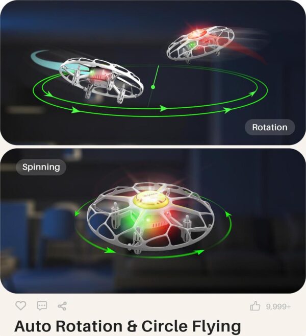 SYMA X660 Mini Drone: LED Lights, Rotary Ascent, 360° Flip, Altitude Hold, Headless Mode - Image 5