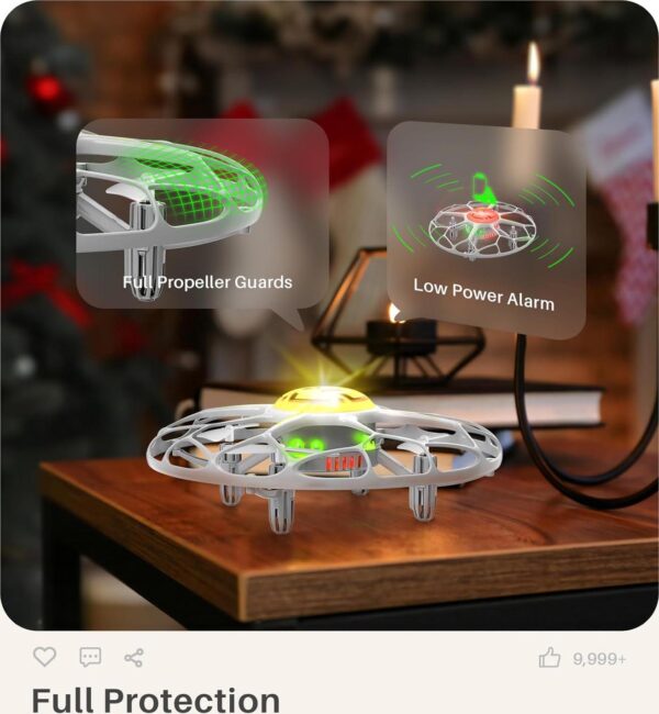 SYMA X660 Mini Drone: LED Lights, Rotary Ascent, 360° Flip, Altitude Hold, Headless Mode - Image 6