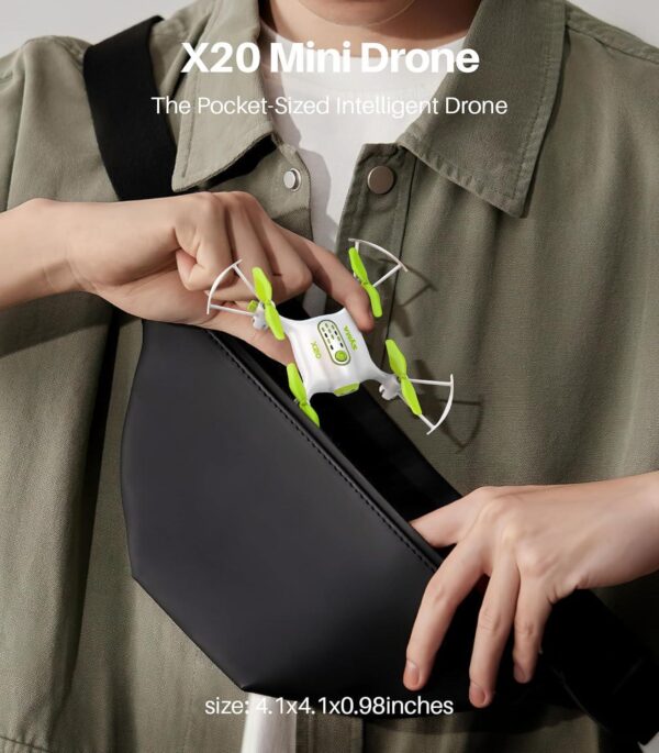 SYMA X20 Mini Drone: Portable Pocket Quadcopter, Altitude Hold, 3D Flips, Headless Mode - Image 2