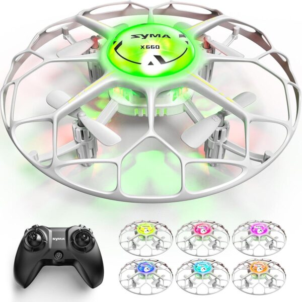 SYMA X660 Mini Drone: LED Lights, Rotary Ascent, 360° Flip, Altitude Hold, Headless Mode