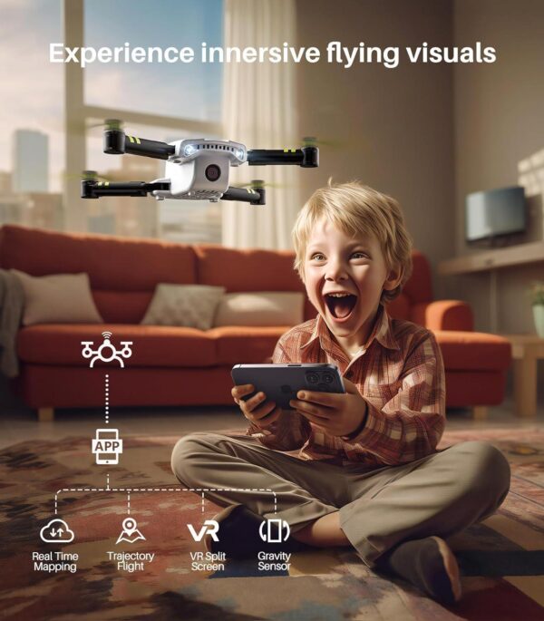 SYMA Mini Drone: 720P FPV Camera, Remote Control, Headless Mode, One Key Start, 3D Flips - Image 7