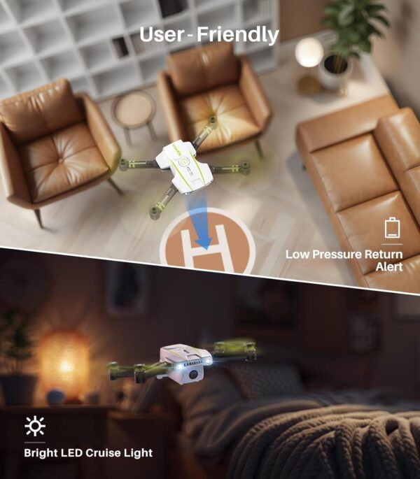 SYMA Mini Drone: 720P FPV Camera, Remote Control, Headless Mode, One Key Start, 3D Flips - Image 5