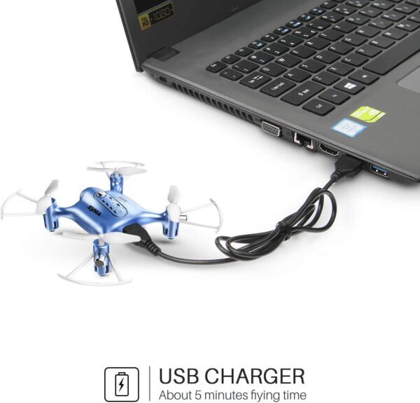 SYMA Mini Drone: Easy Indoor Flying, Auto Hovering, 3D Flip, Headless Mode, Speed Switch - Image 7