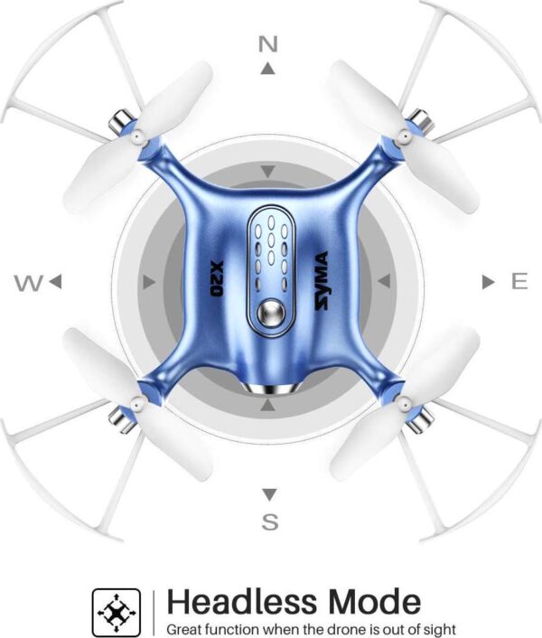 SYMA Mini Drone: Easy Indoor Flying, Auto Hovering, 3D Flip, Headless Mode, Speed Switch - Image 6