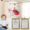 SYMA S39 RC Helicopter: 3.5 Channel, Sturdy Alloy Material, Gyro Stabilizer, High/Low Speed, Red - Image 3