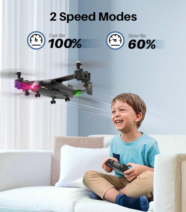 SYMA RC Helicopter: Multiple Stunt Flying, One Key Take Off/Landing, Low Battery Reminder, Black - Image 5