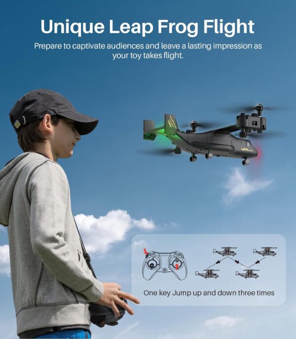 SYMA RC Helicopter: Multiple Stunt Flying, One Key Take Off/Landing, Low Battery Reminder, Black - Image 3