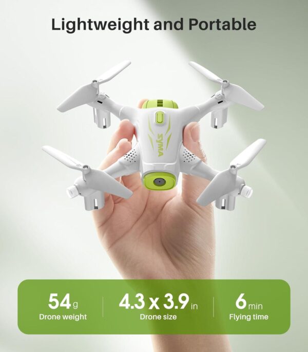 SYMA X400 Mini Drone: 1080P HD Camera, Altitude Hold, 3D Flip, Headless Mode, 2 Batteries - Image 6