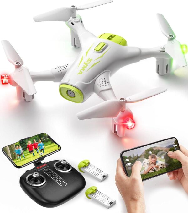 SYMA X400 Mini Drone: 1080P HD Camera, Altitude Hold, 3D Flip, Headless Mode, 2 Batteries