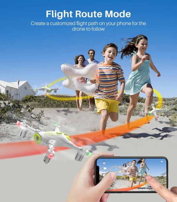 SYMA X400 Mini Drone: 1080P HD Camera, Altitude Hold, 3D Flip, Headless Mode, 2 Batteries - Image 5