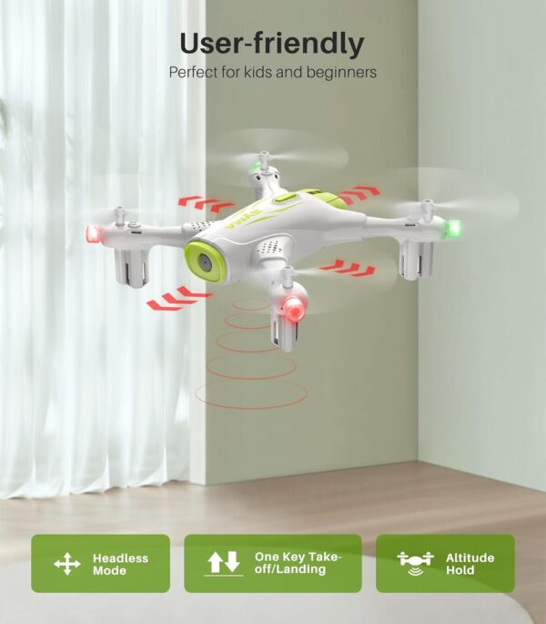 SYMA X400 Mini Drone: 1080P HD Camera, Altitude Hold, 3D Flip, Headless Mode, 2 Batteries - Image 3