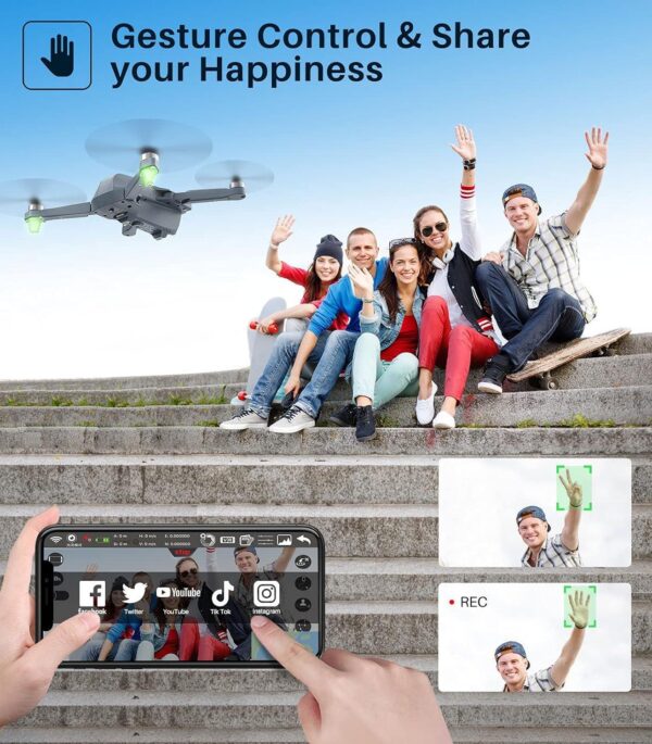 SYMA X500Pro GPS Drone: 4K UHD Camera, 50 Min Flight, Brushless Motor, 5G FPV, Auto Return - Image 7